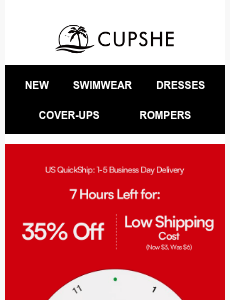 Cupshe - Lower Shipping Costs? That’s Hot.