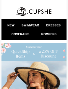 Cupshe - They Came. They Sold Out. They’re Back.